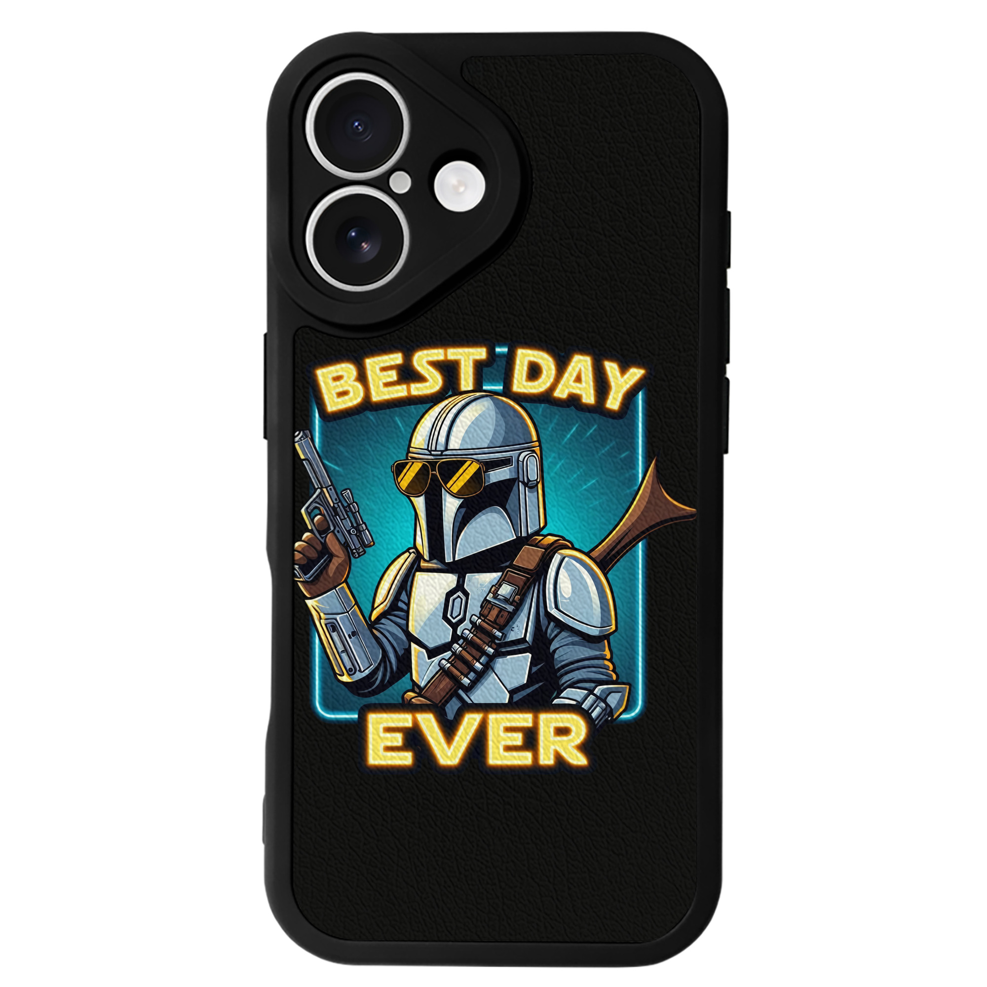 （画像用） スター・ウォーズ Star Wars 【iPhone 16シリーズ対応】シリコンスマホケース（レザー調） 材質：シリコン